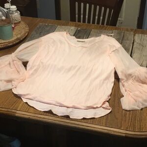 Free people shirt small petite pink